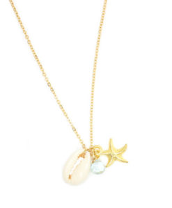 Collier aigue marine