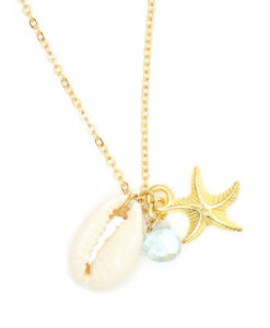 Collier aigue marine