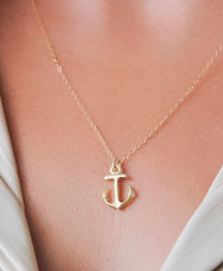 Collier ancre marine