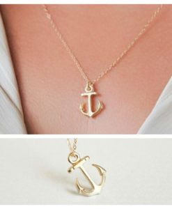 Collier ancre marine