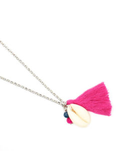 Collier fushia