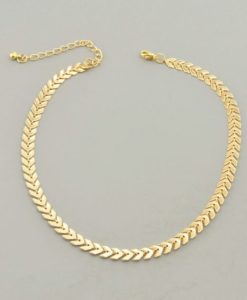 Collier ras de cou or