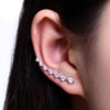 Boucles d'oreilles mariée chic