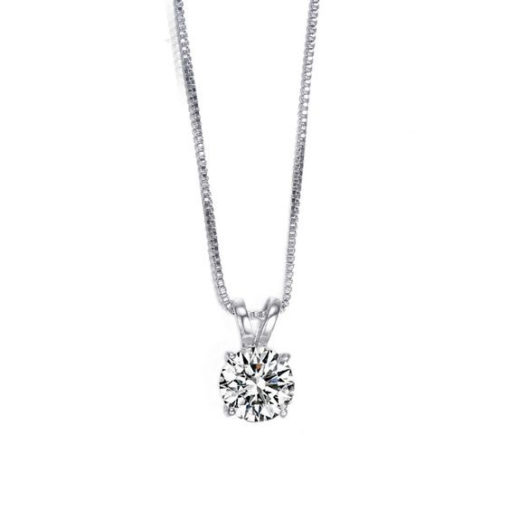 Collier de mariée zirconium blanc