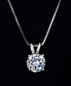 Collier de mariée zirconium blanc