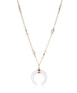 Collier corne or