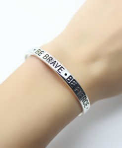 bracelet manchette argent