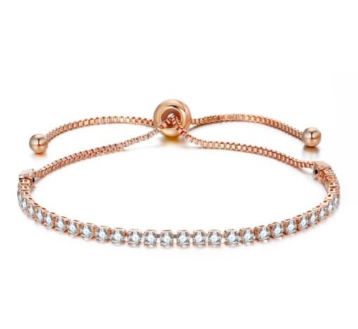 Bracelet fantaisie or rose