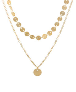 collier multi rangs or