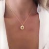 Collier cadeau original femme- or