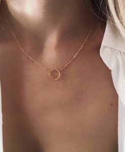 collier cadeau femme- cercle