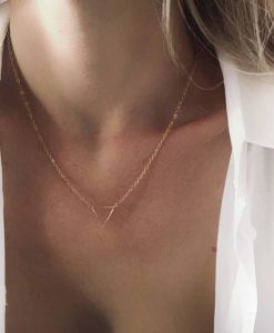 collier cadeau femme - triangle