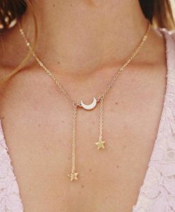 collier lune or