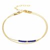 Bracelet fin bleu