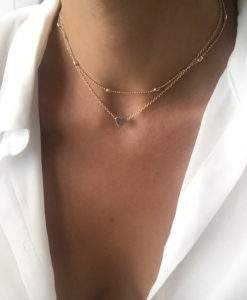 Collier deux rangs