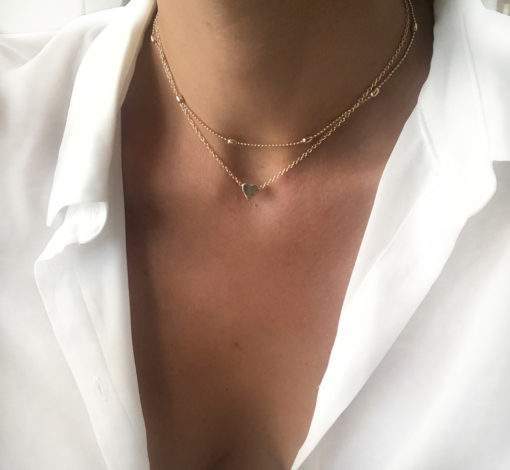 Collier deux rangs