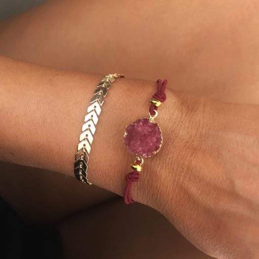 Ensemble de bracelets dores