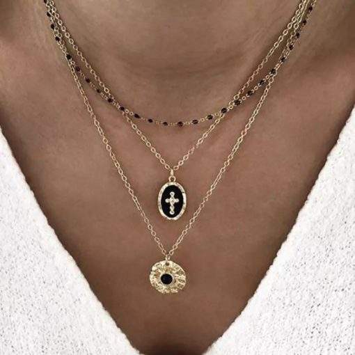 collier multirang tendance 2020 femme