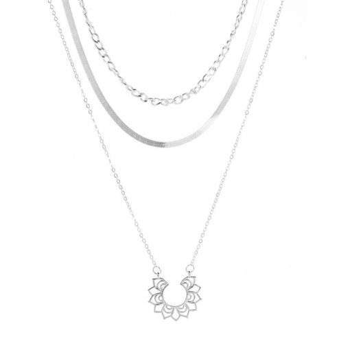 Collier esprit boheme argent