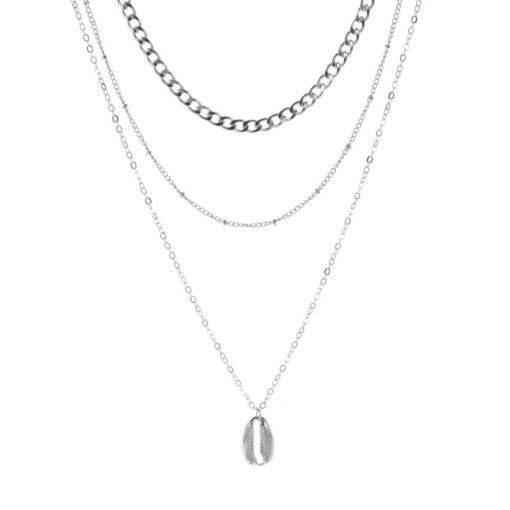 Collier tendance ete 2020-argente