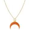 Collier tendance orange