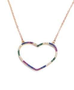 Collier cadeau copine- pendentif coeur