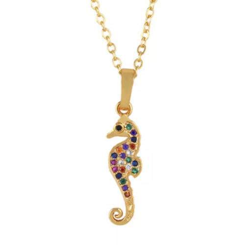 Collier cadeau soeur- pendentif hippocampe