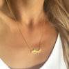 collier acier inoxydable - etoiles