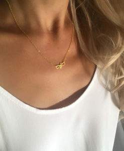 collier acier inoxydable-infini