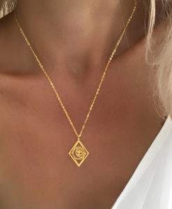 cadeau femme collier geometrique