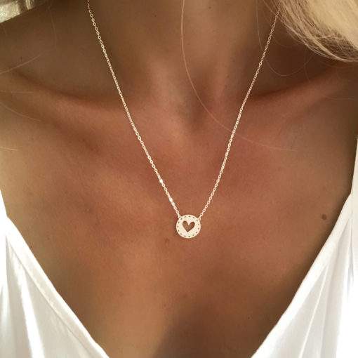 cadeau femme collier coeur