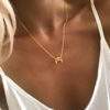 cadeau femme collier corne lune