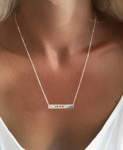 cadeau femme collier minimaliste