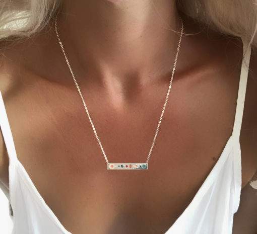 cadeau femme collier minimaliste