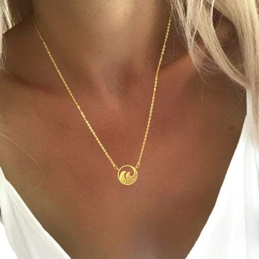 cadeau femme collier vague