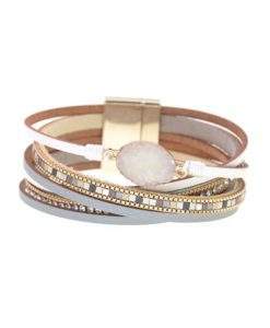 Bracelet multirang cuir