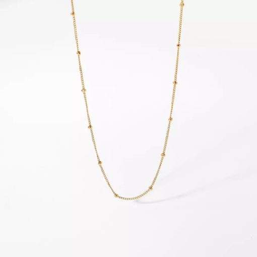 Collier chaine satellite acier