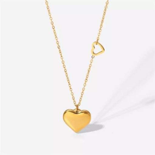 Collier ras du cou coeur