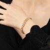 Bracelet maillons dore
