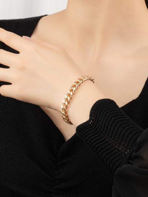 Bracelet maillons dore