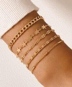 Ensemble de bracelets tendance - etoiles