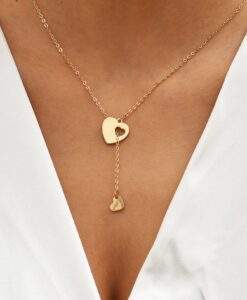 collier femme pendentif coeur