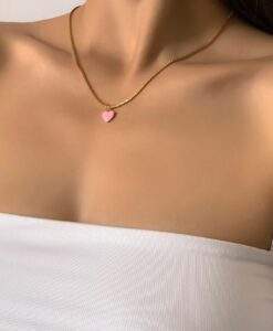 collier petit coeur