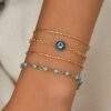 ensemble de bracelets oeil de turc