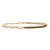 Bracelet strass noir
