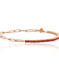 Bracelet strass rouge