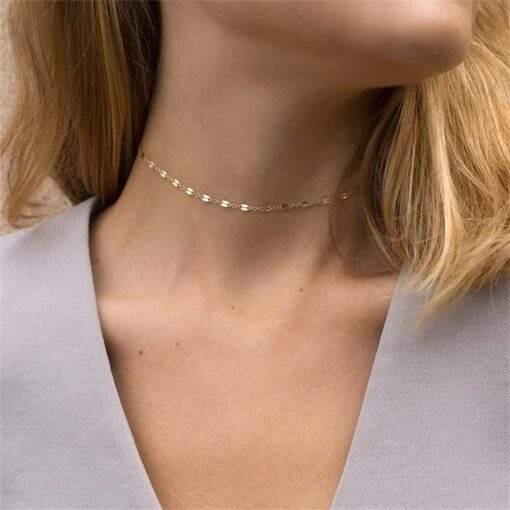 Chaine acier inoxydable tendance 2024 femme