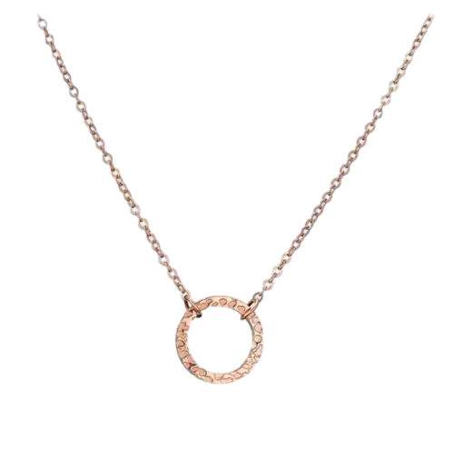 Collier cerle texture