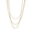 Collier multirang plaque or tendance 2024