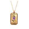 Collier tendance 2024- Carte de tarot - L amoureux